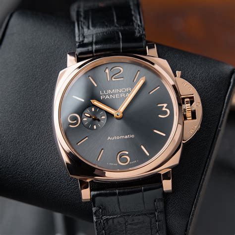 panerai ladies rose gold watch|panerai luminor due price.